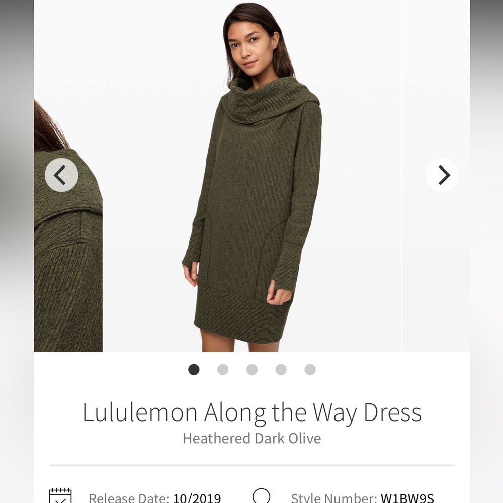 Lululemon Along the Way Dress xs